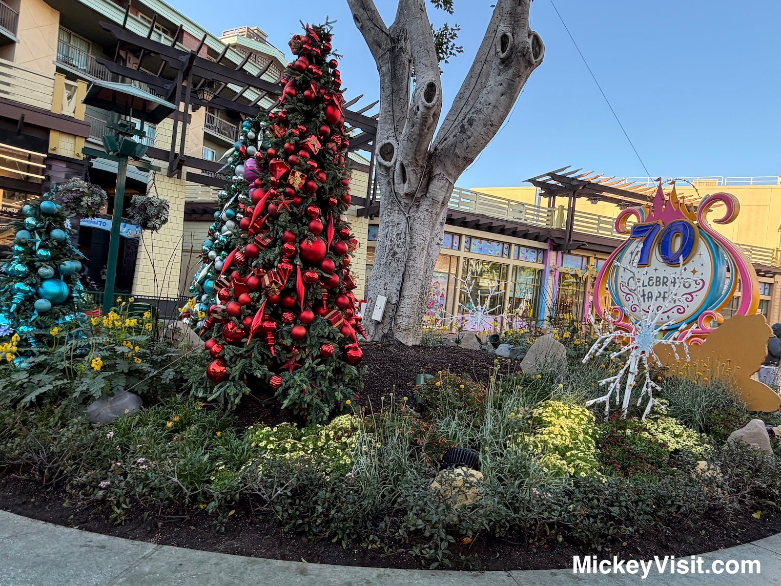 Downtown Disney holiday decor