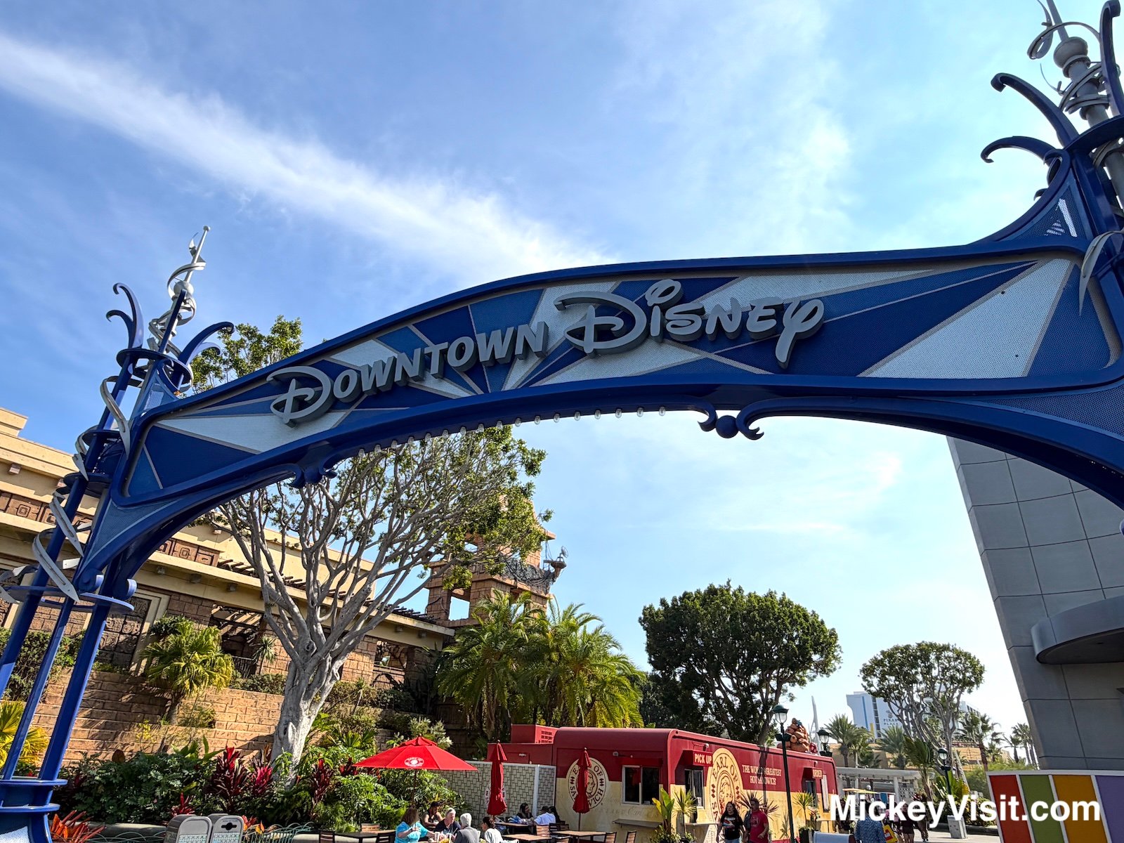 Downtown Disney sign entrance