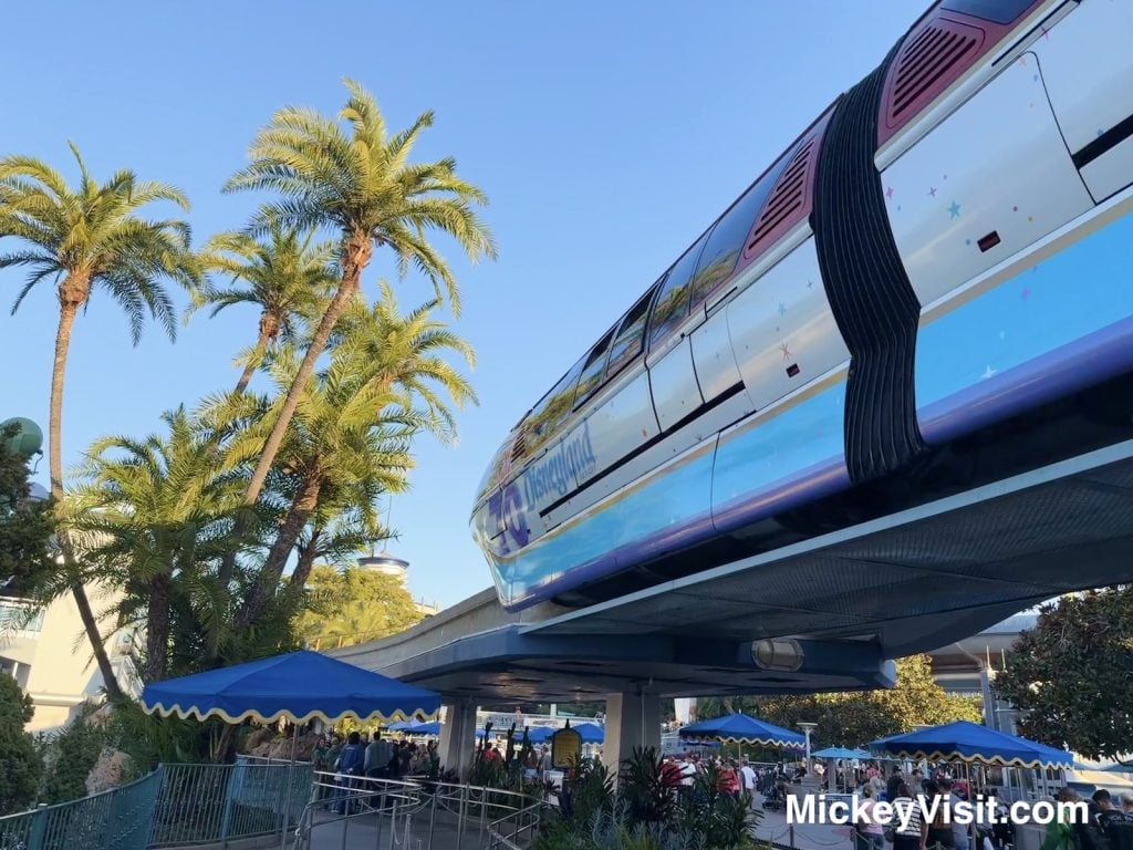Monorail at Disneyland