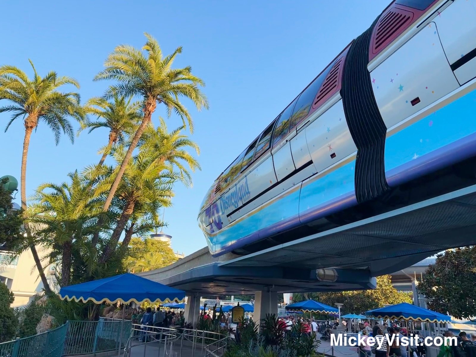 70th anniversary Monorail Disneyland