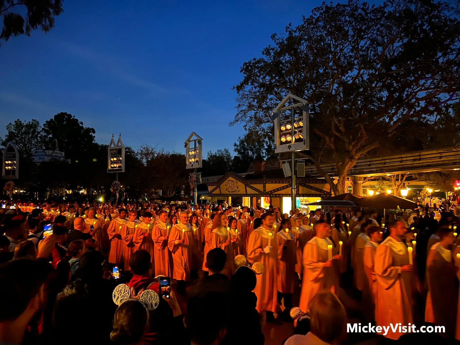 Disneyland candlelight
