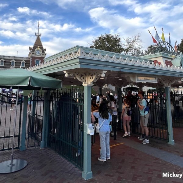 Disneyland entrance gate