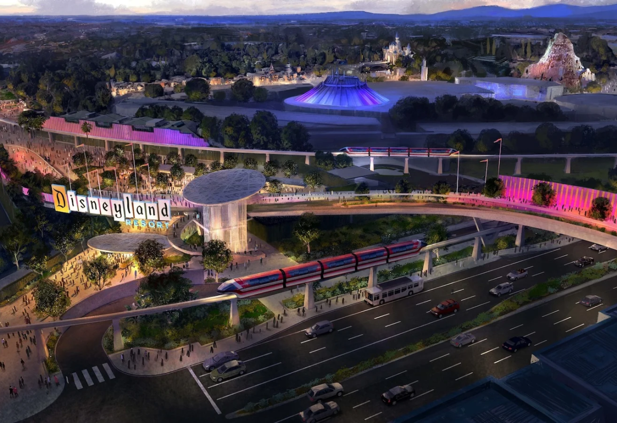 disneyland parking structure addition