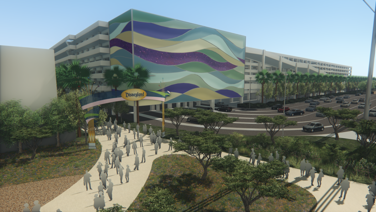 disneyland parking structure eastern gateway