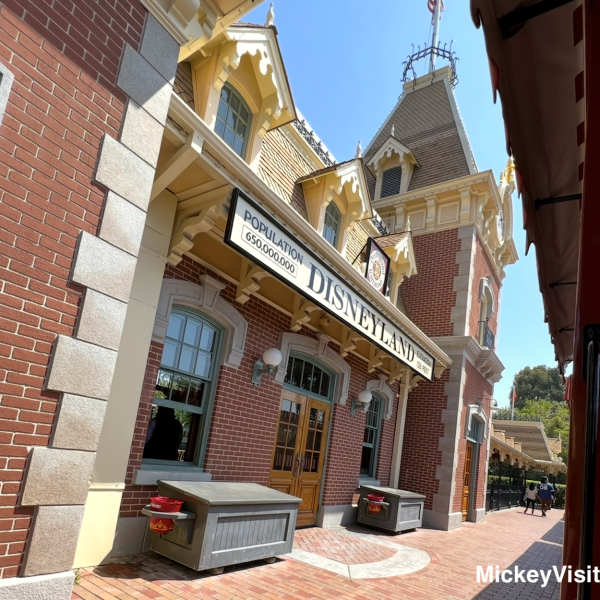 Disneyland Railroad station Main Street