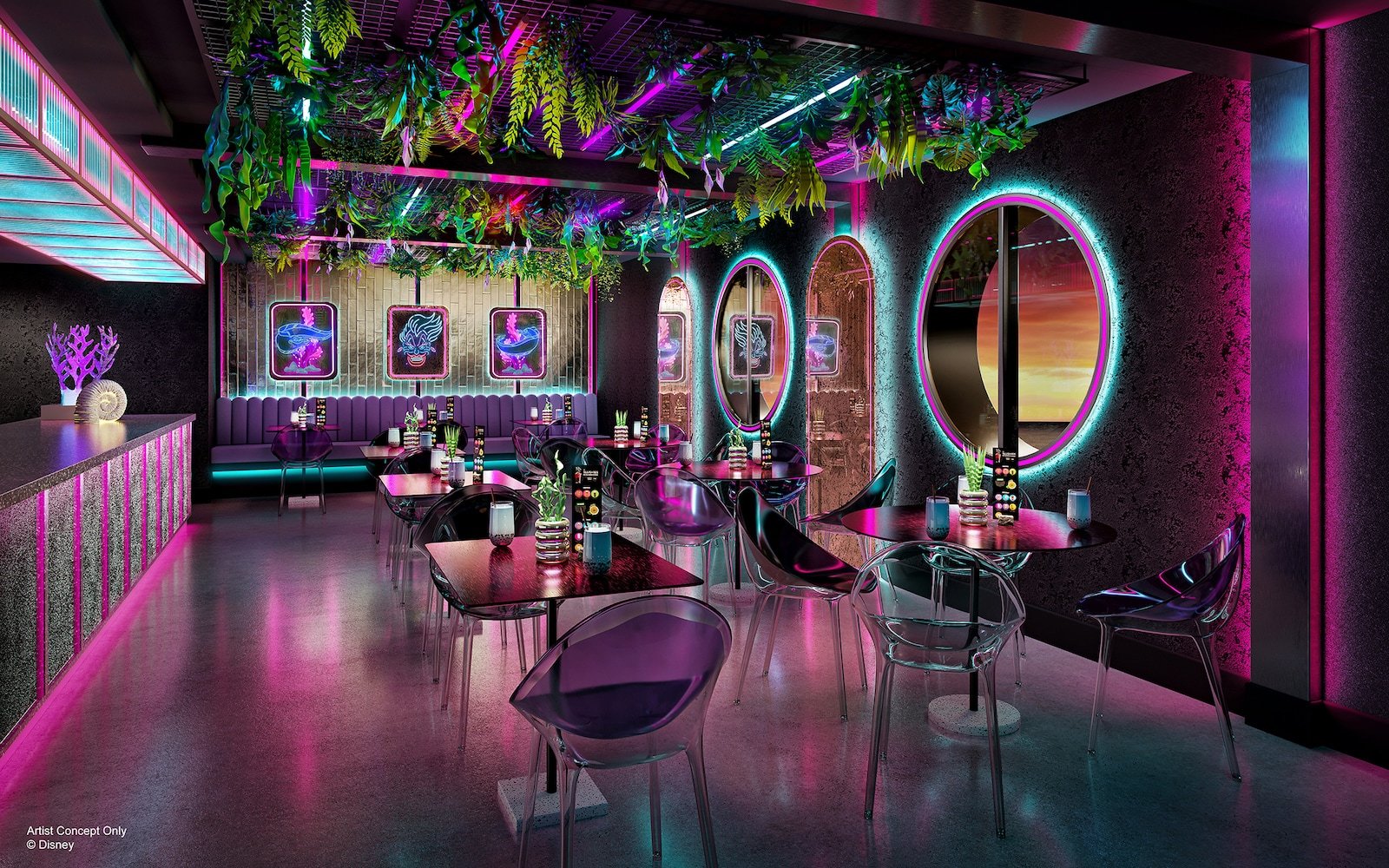 Bewitching Bobas & Brews interior