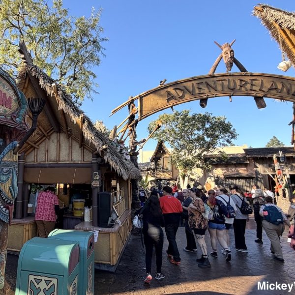 Adventureland sign Disneyland