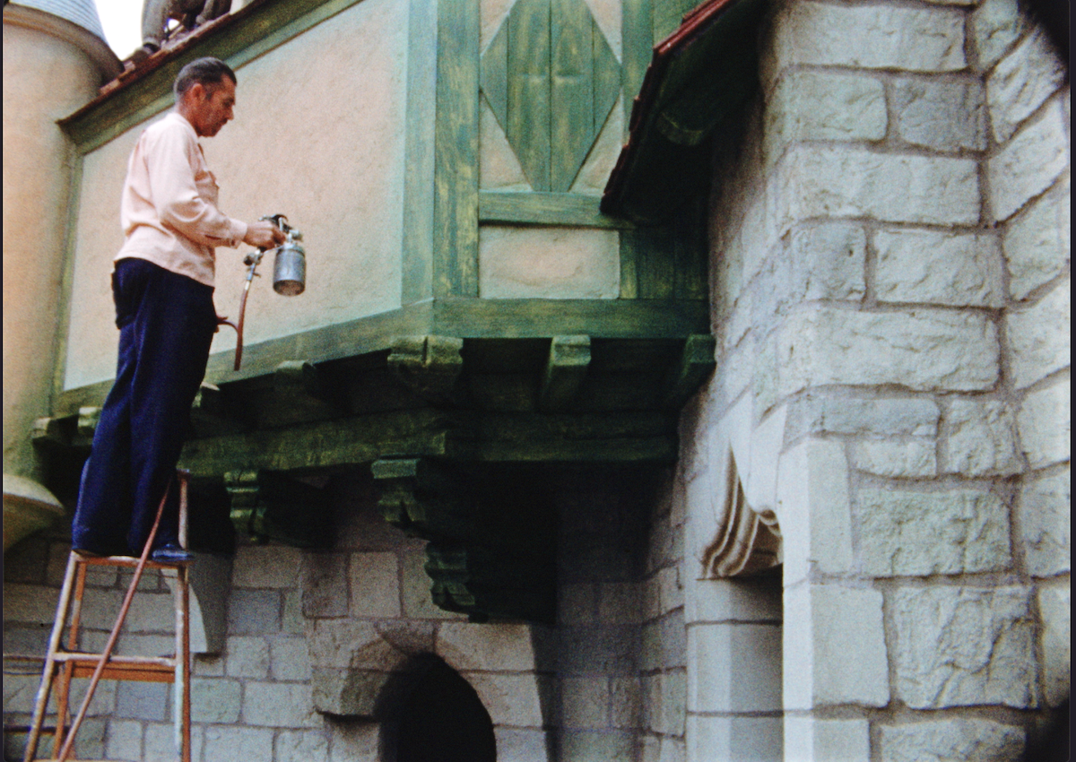 construction disneyland