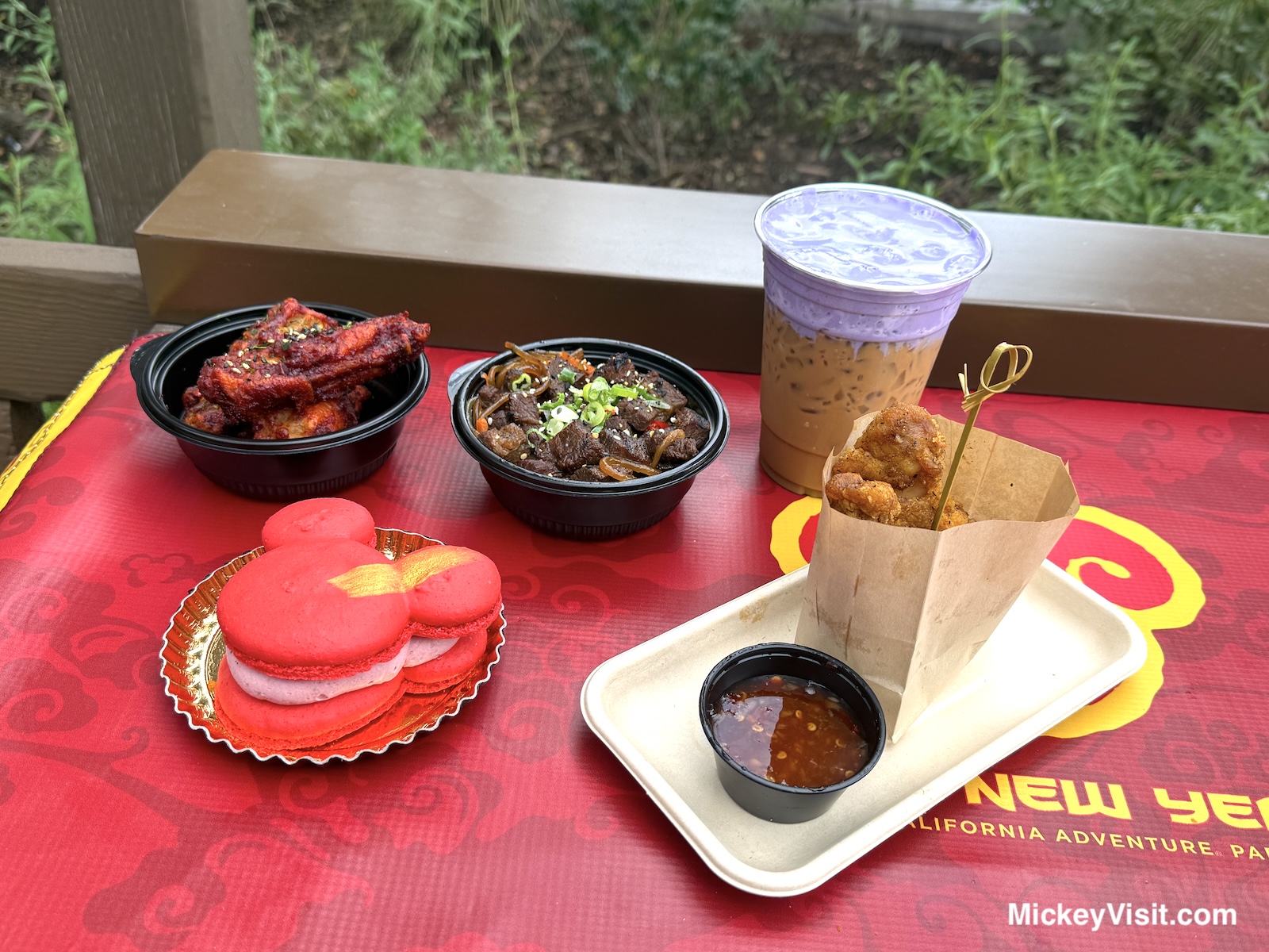 Lunar New Year marketplace foods