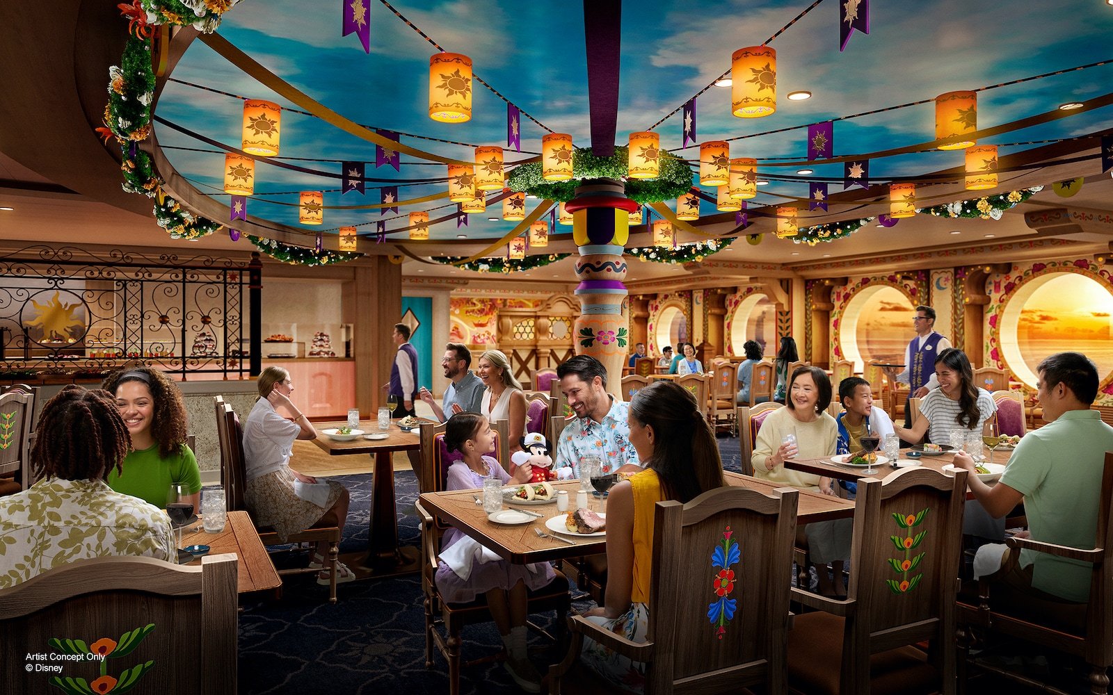 Enchanted Summer Restaurant interior