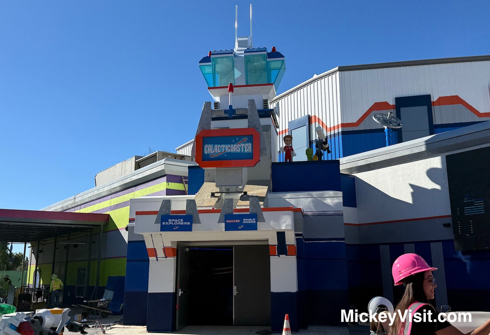Galacticoaster entrance at LEGOLAND California