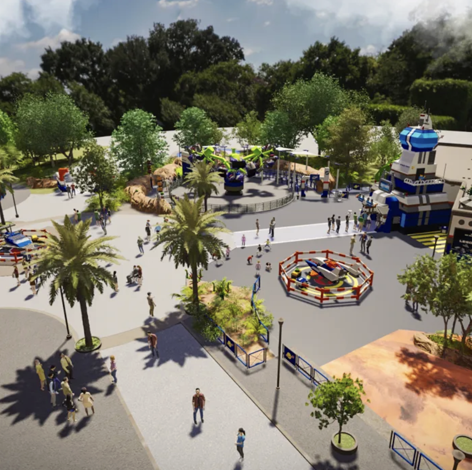 concept art for LEGO Galaxy LEGOLAND California