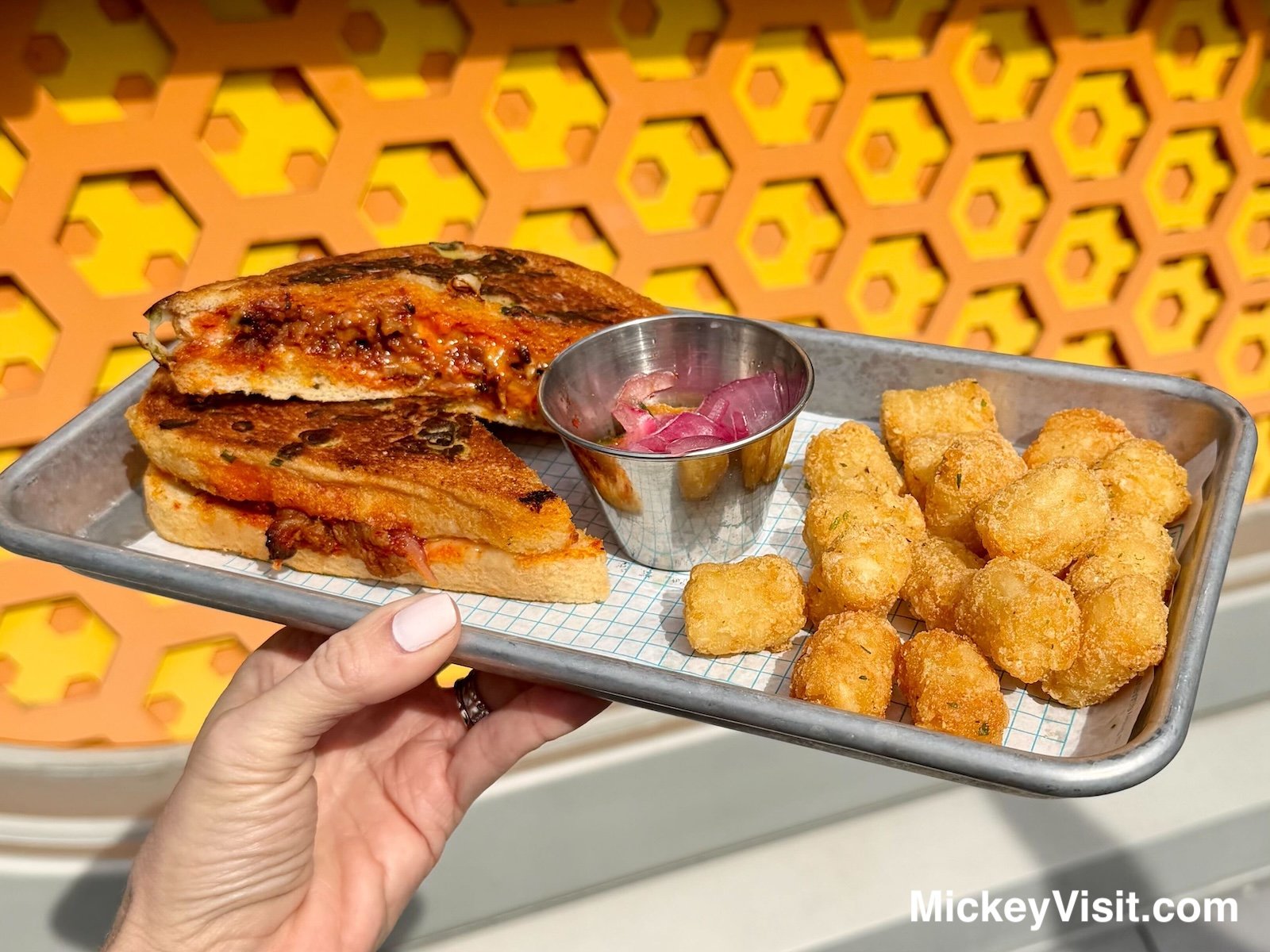 Spicy Pork Belly Grilled Cheese from Pym Test Kitchen