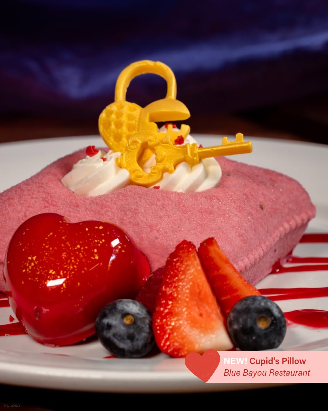 Cupid's Pillow Blue Bayou Sweethearts' Nite