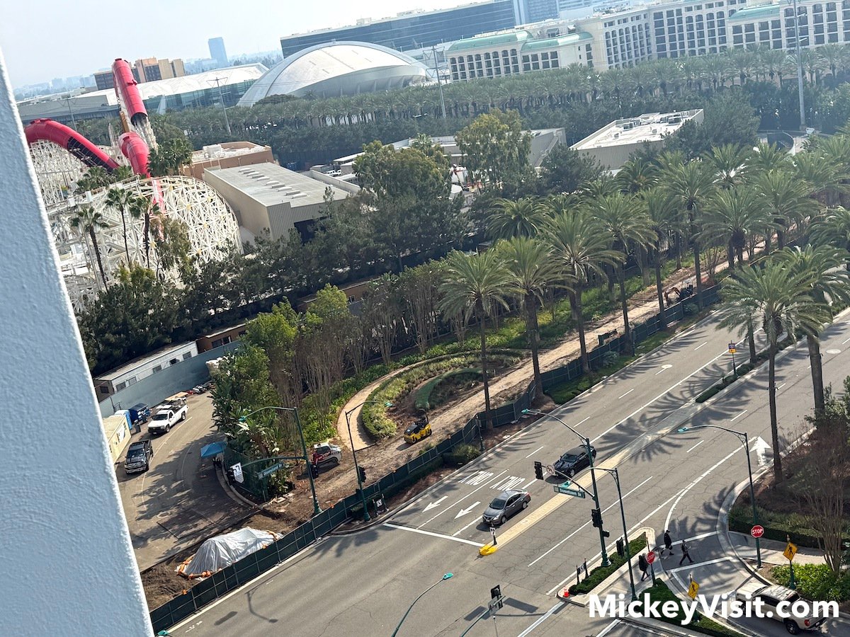 disneyland coco new ride construction