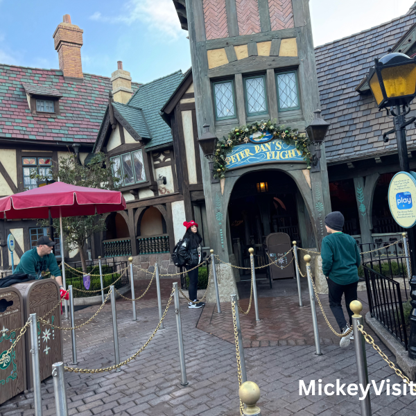 disneyland peter pan's flight