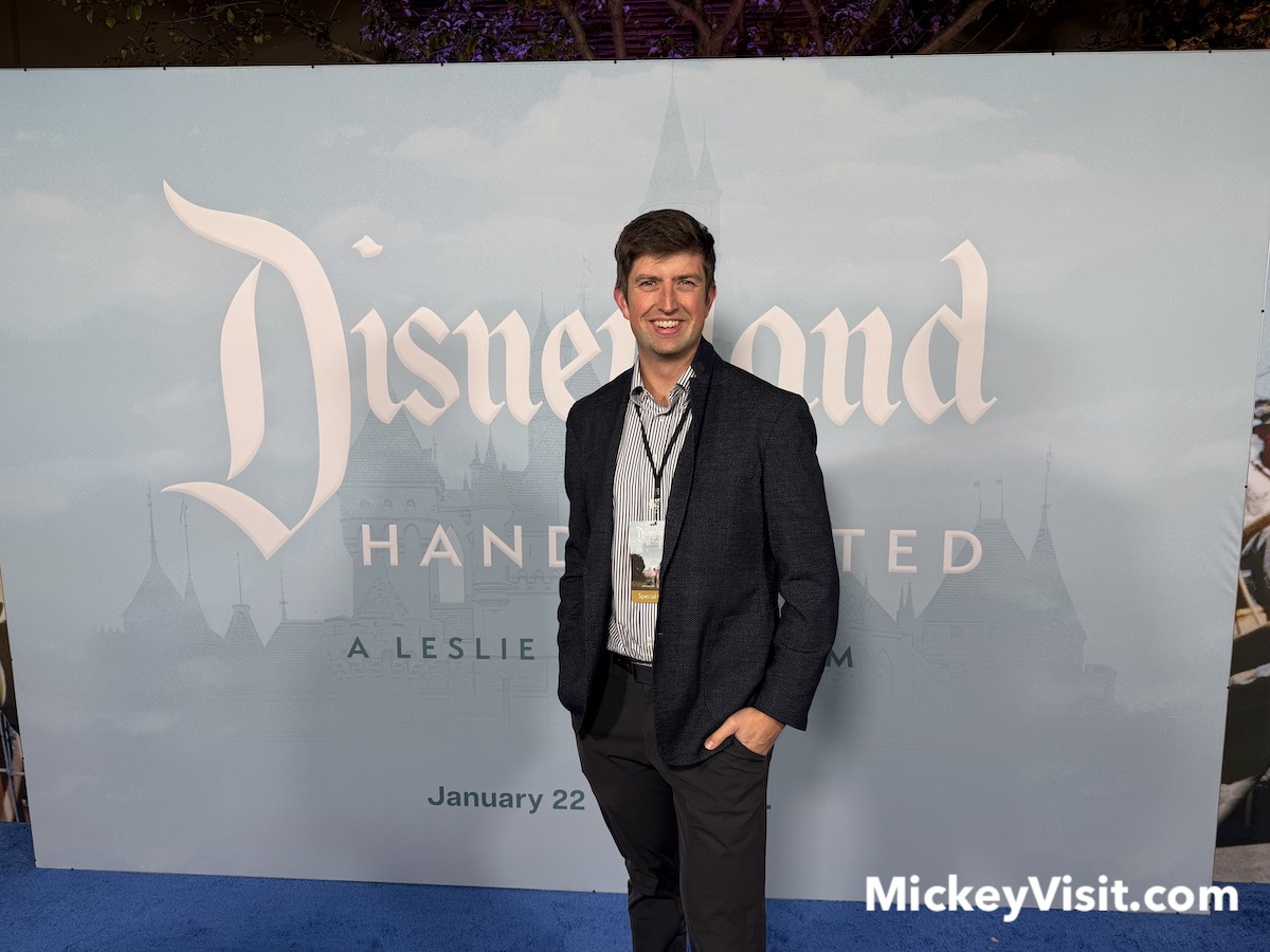 disneyland handcrafted premiere blue carpet