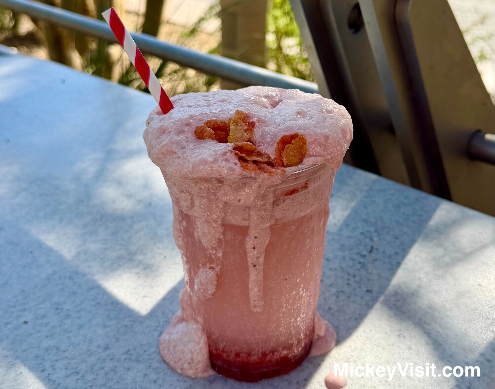 Stop Sign Cream Soda Pop Flo's V8 Cafe