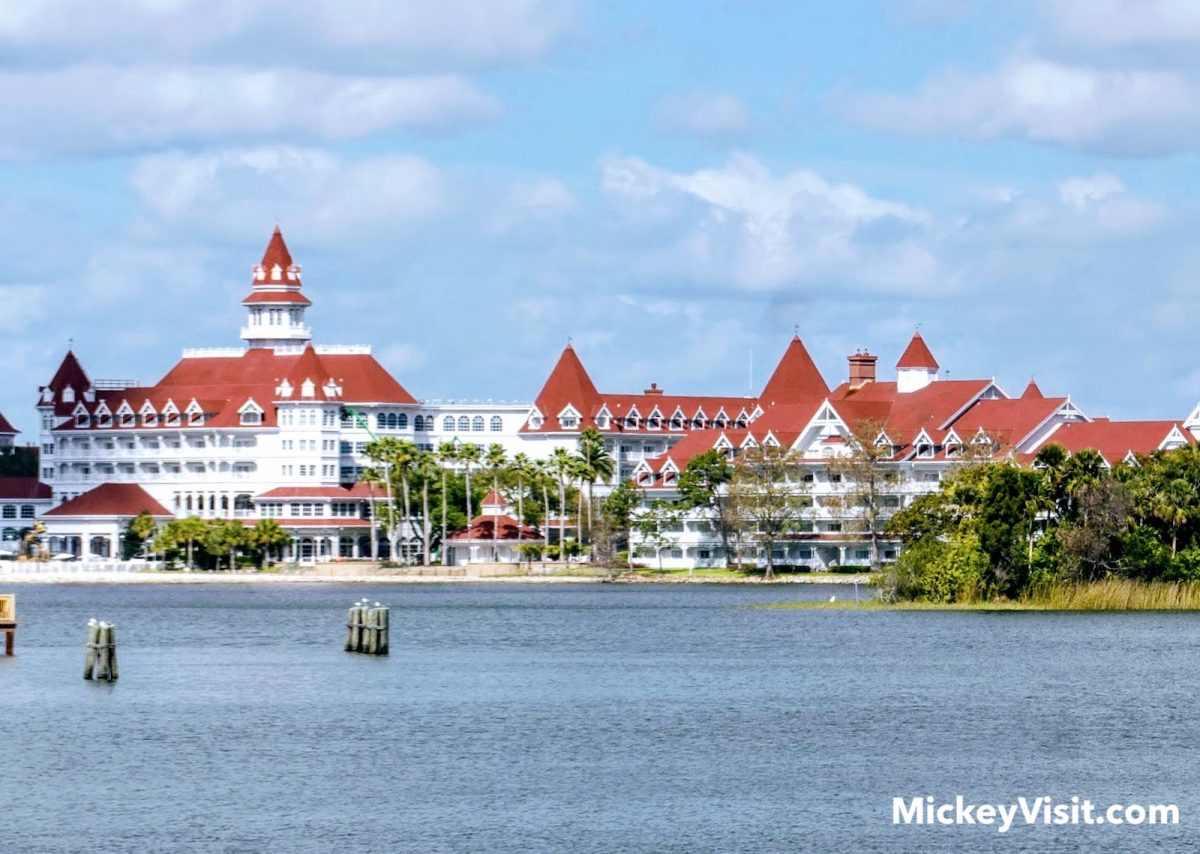 Disney's Grand Floridian beach and lake