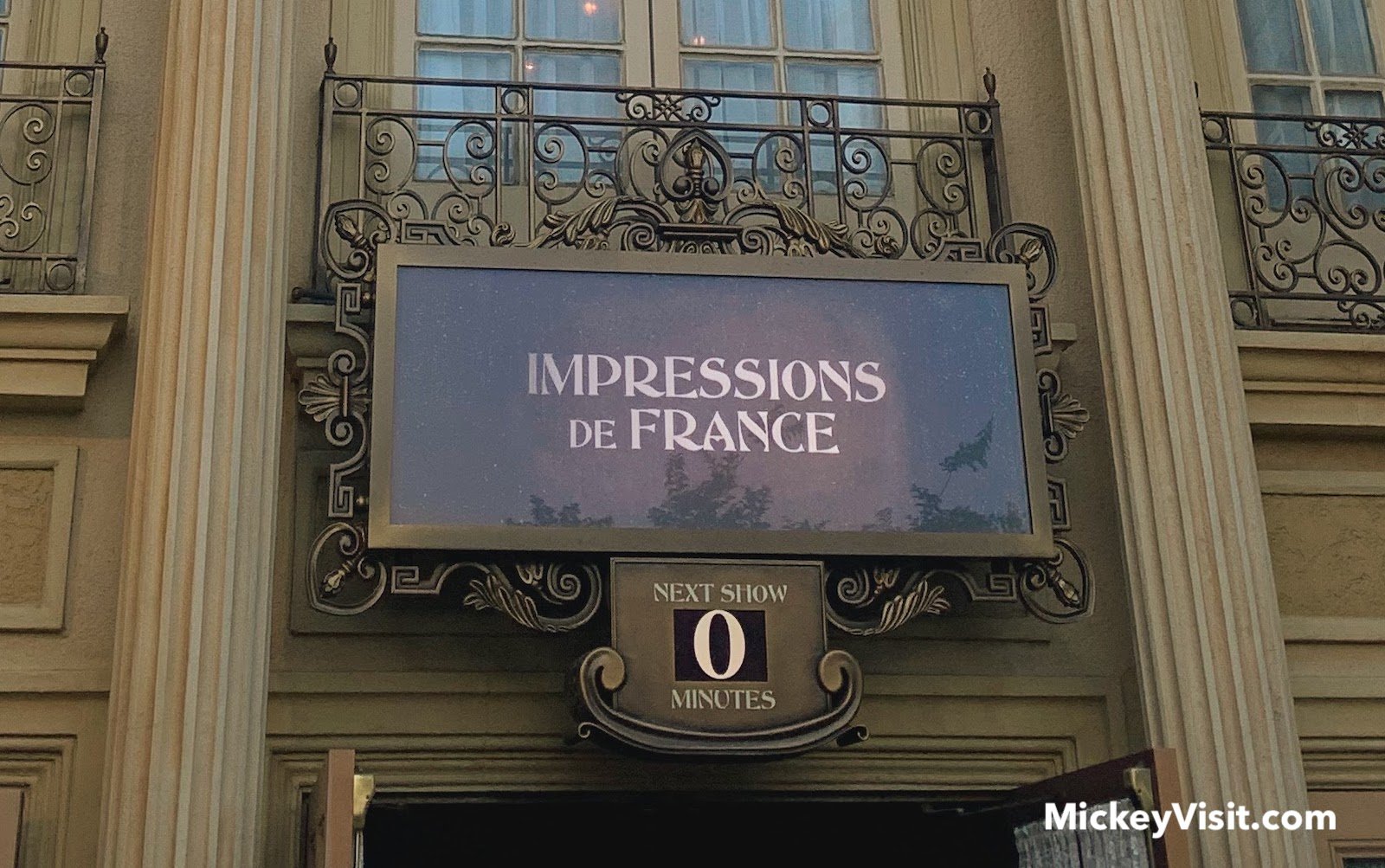 Impressions de France sign