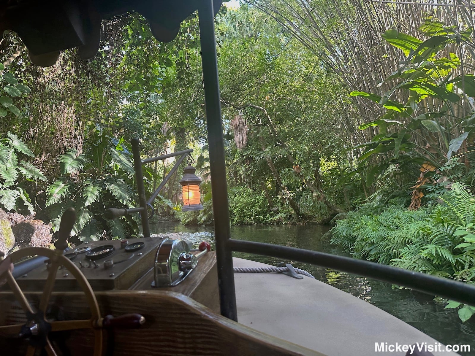 Disney Jungle Cruise steering wheel boat