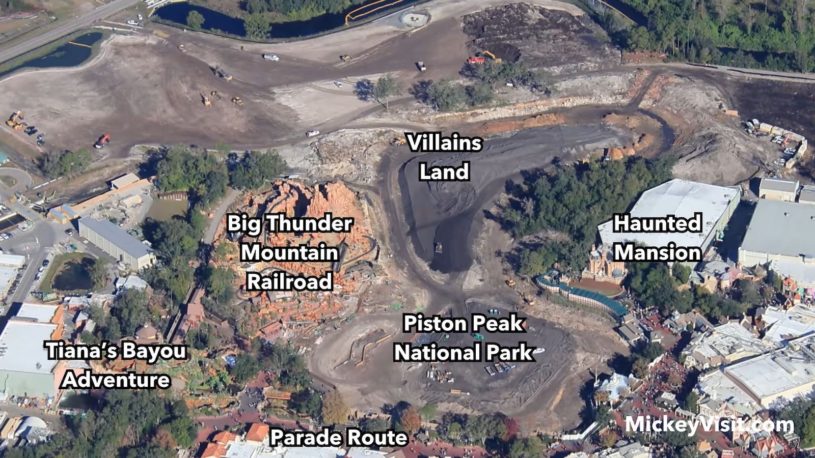 Magic Kingdom construction