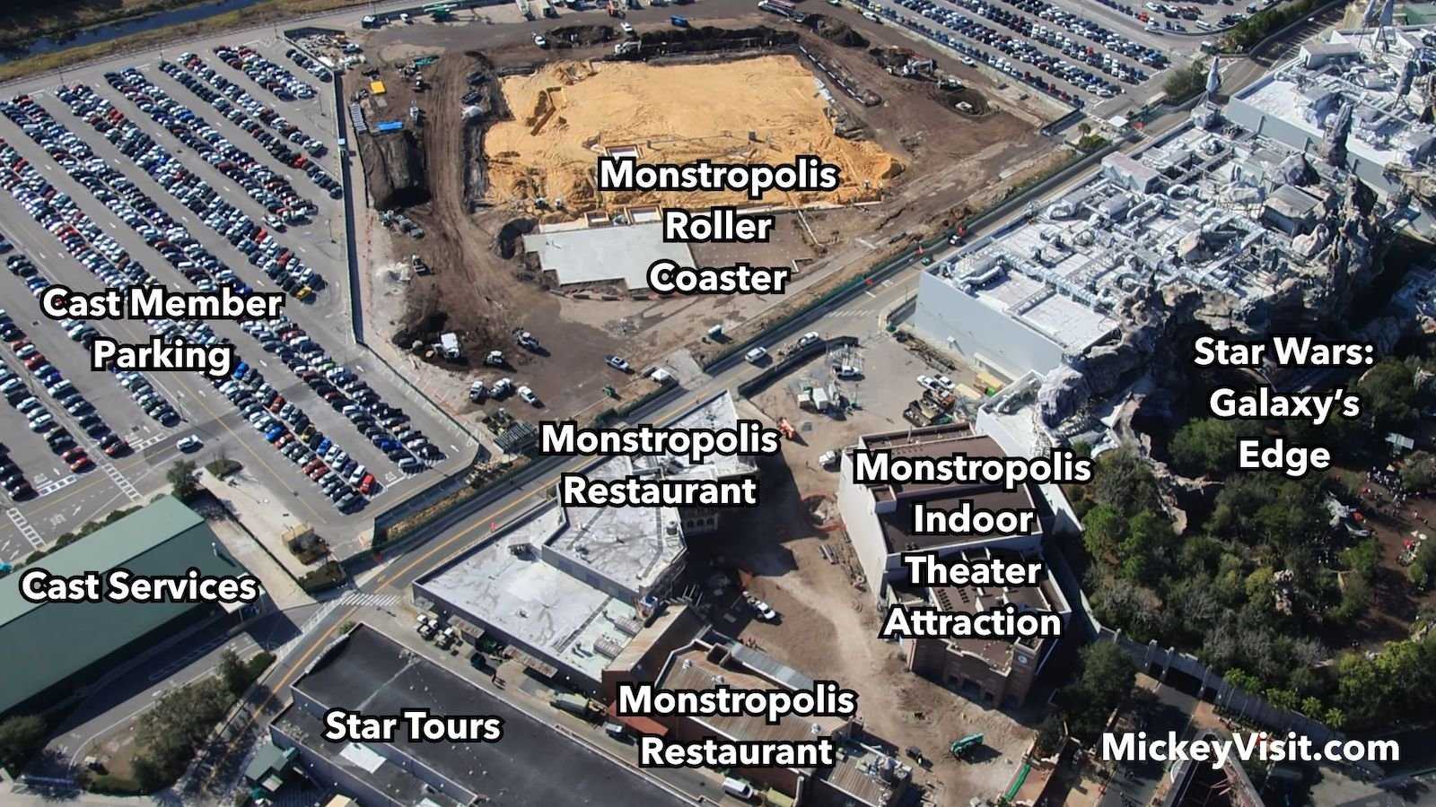 Monstropolis aerial construction