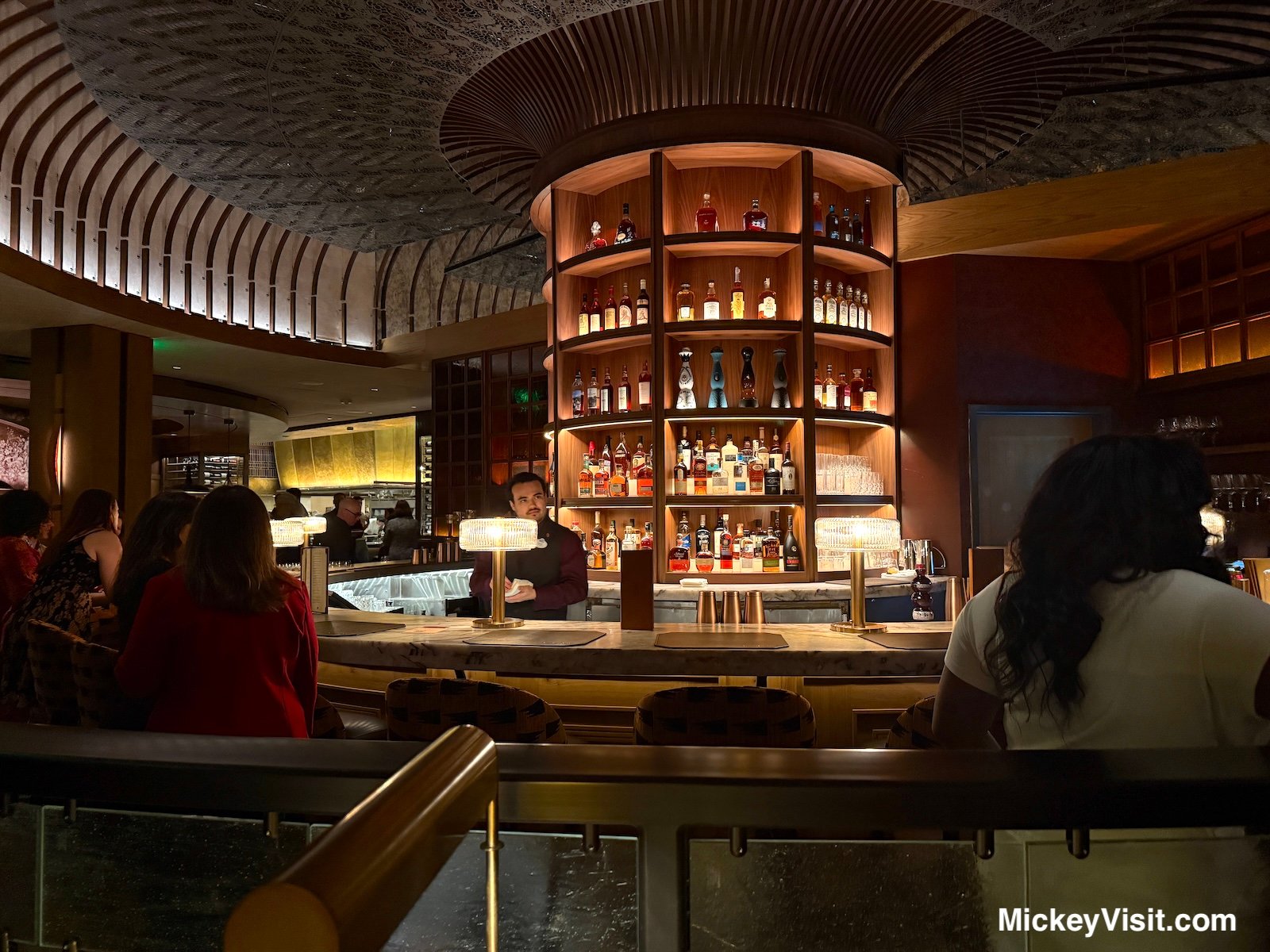 bar at Napa Rose lounge