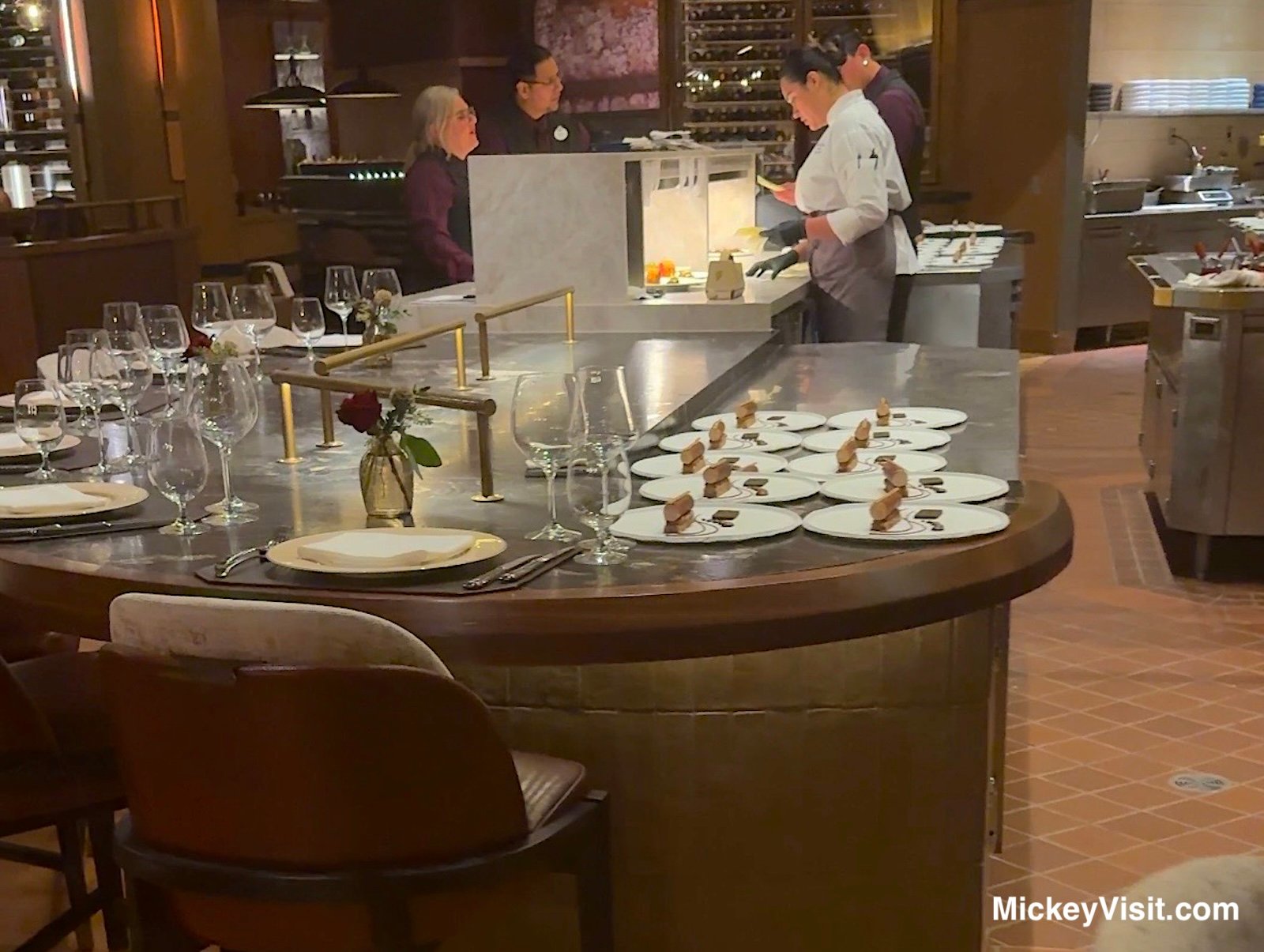 counter seating at Napa Rose Grand Californian