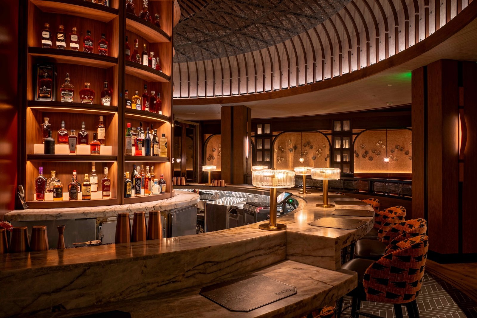 The bar at Napa Rose at Disney's Grand Californian