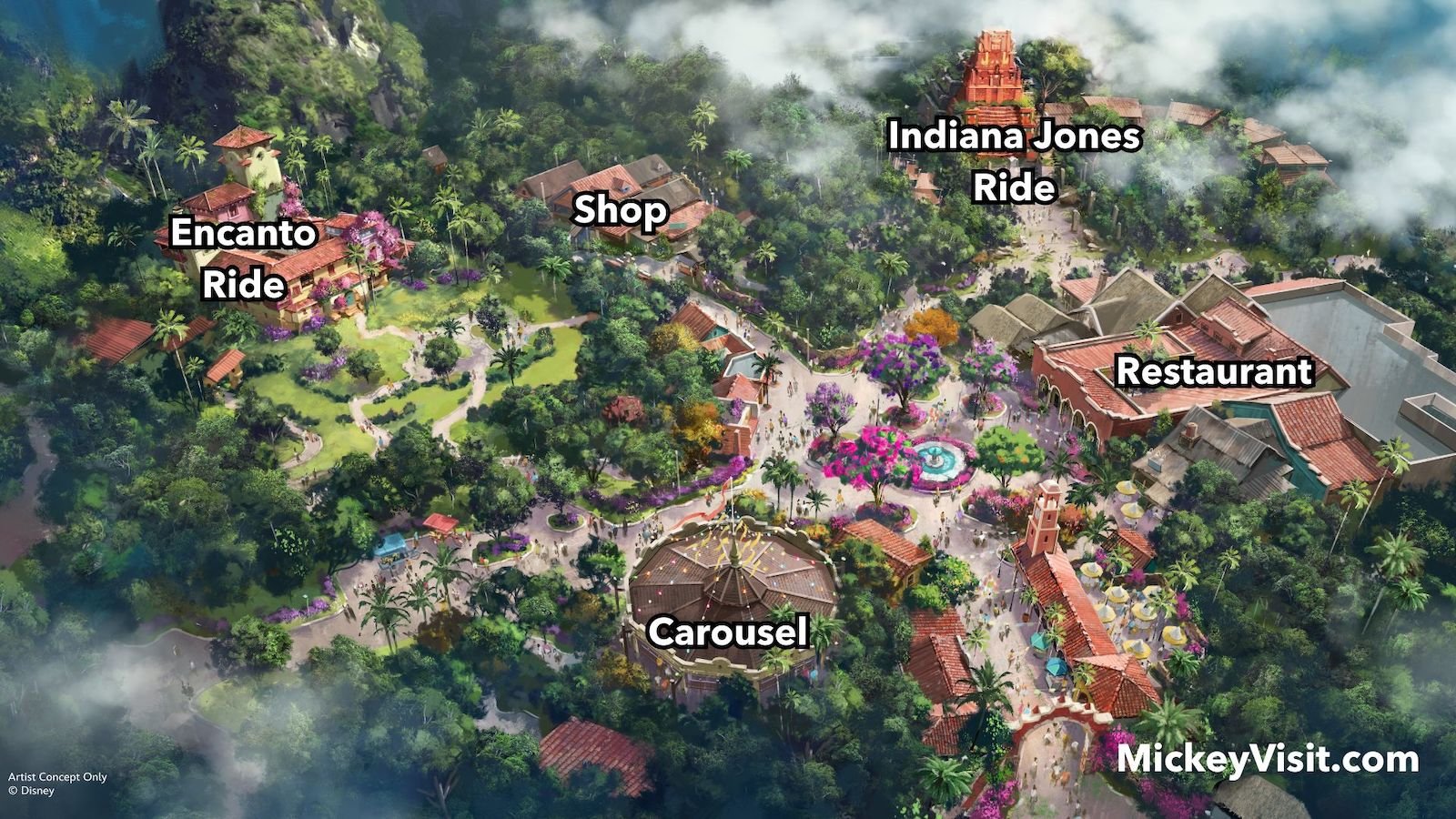 Tropical Americas concept art