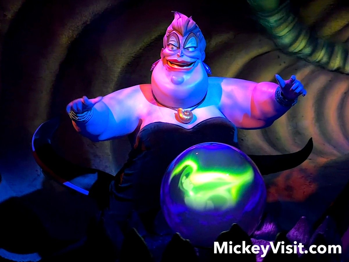 little mermaid ride at disney