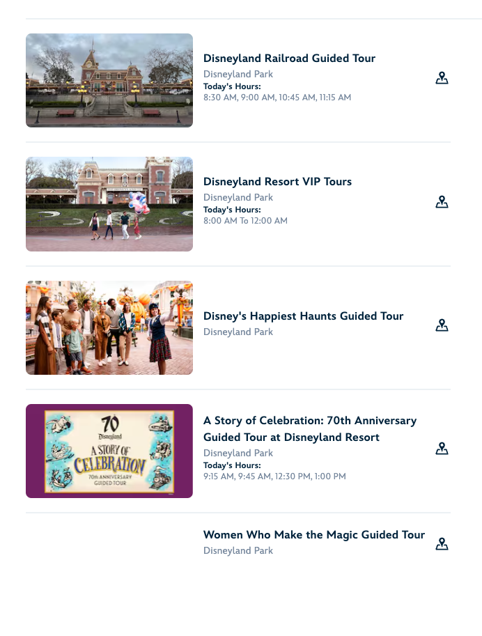 disneyland website screenshot