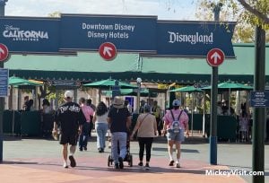 disneyland security entrance