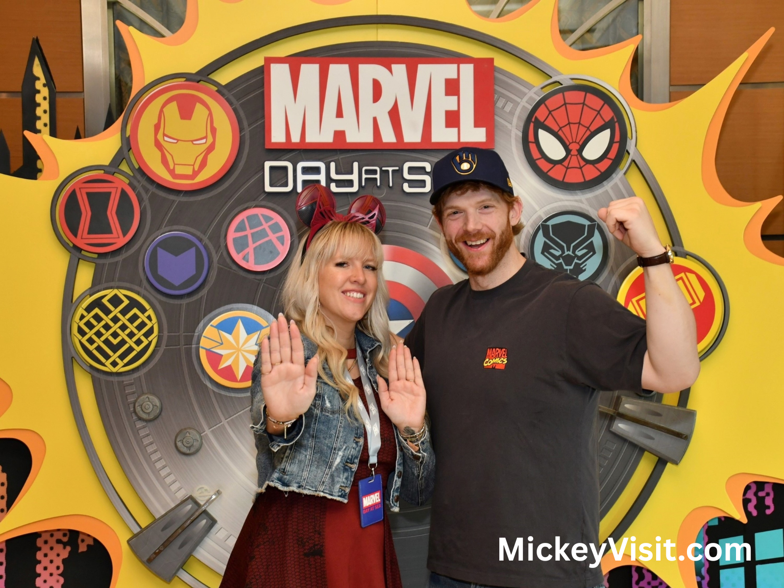 Marvel Day at Sea photo op