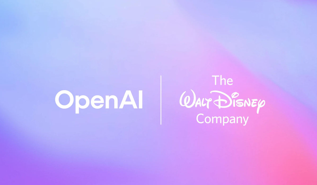 open ai and disney logos