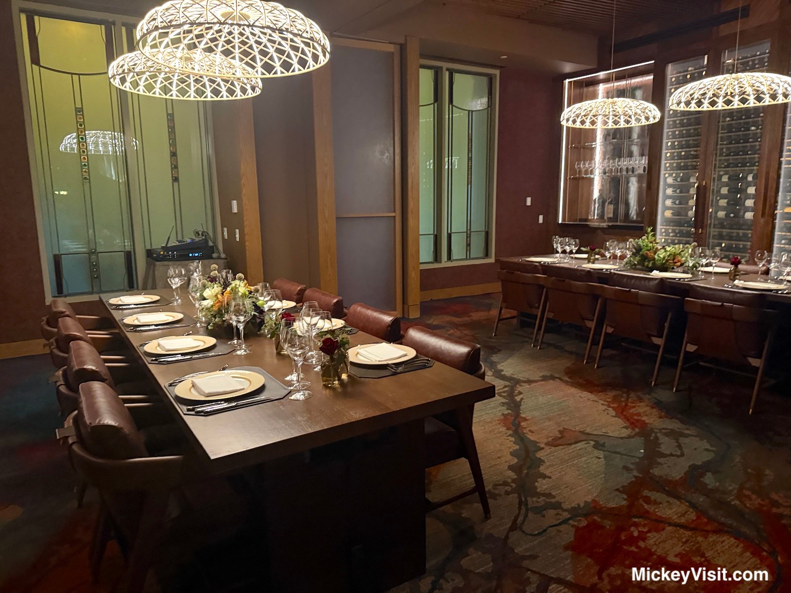 private dining room at Napa Rose