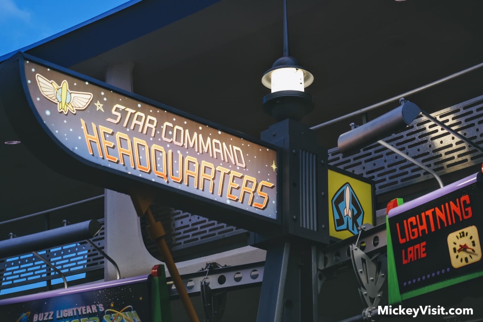 Star Command Headquarters sign