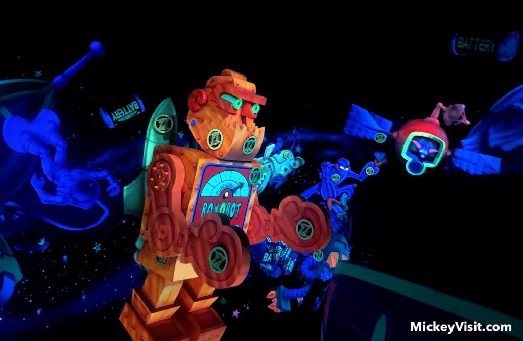 Buzz Lightyear's Space Ranger Spin Magic Kingdom ride at Walt Disney World