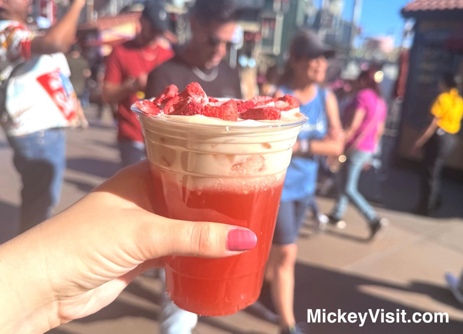 Strawberry Guava Lemonade from Disney California Adventure Food & Wine Festival