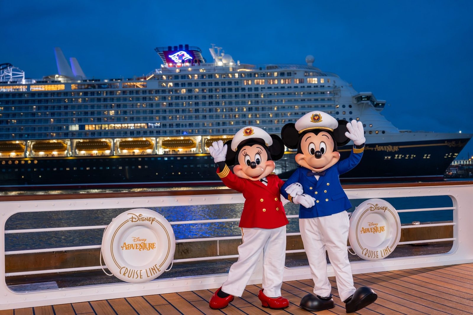 Captain Minnie, Captain Mickey, Disney Adventure cruise ship