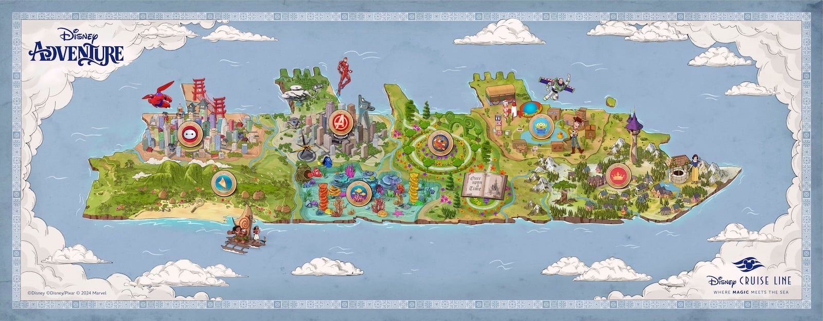 Disney Adventure map
