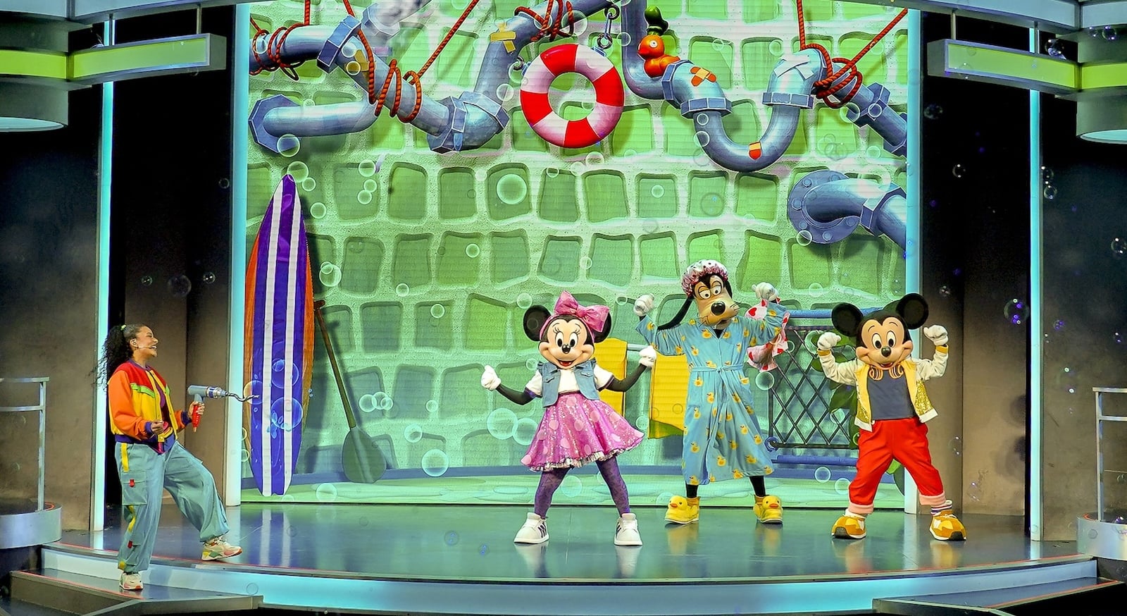 Minnie Mouse, Goofy, Mickey Mouse