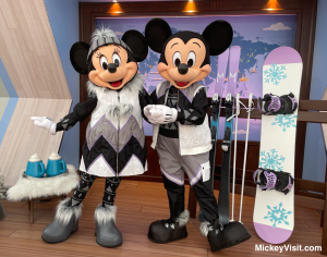 Mickey and Minnie Disney Vacation Club winter outfits