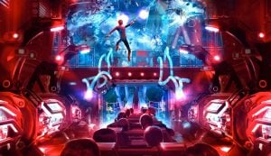 new Spider-Man roller coaster at Shanghai Disneyland