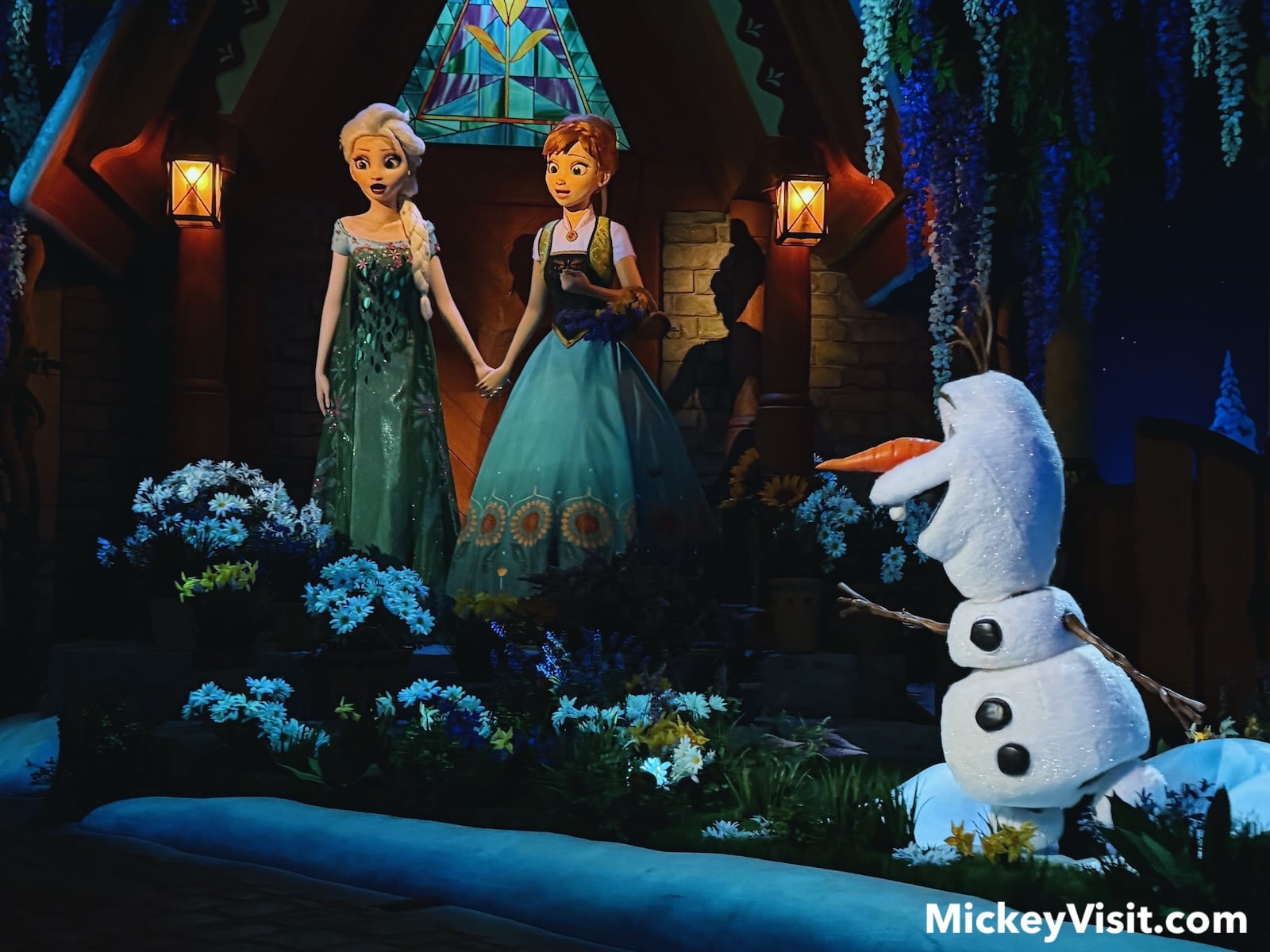 Elsa, Anna, Olaf