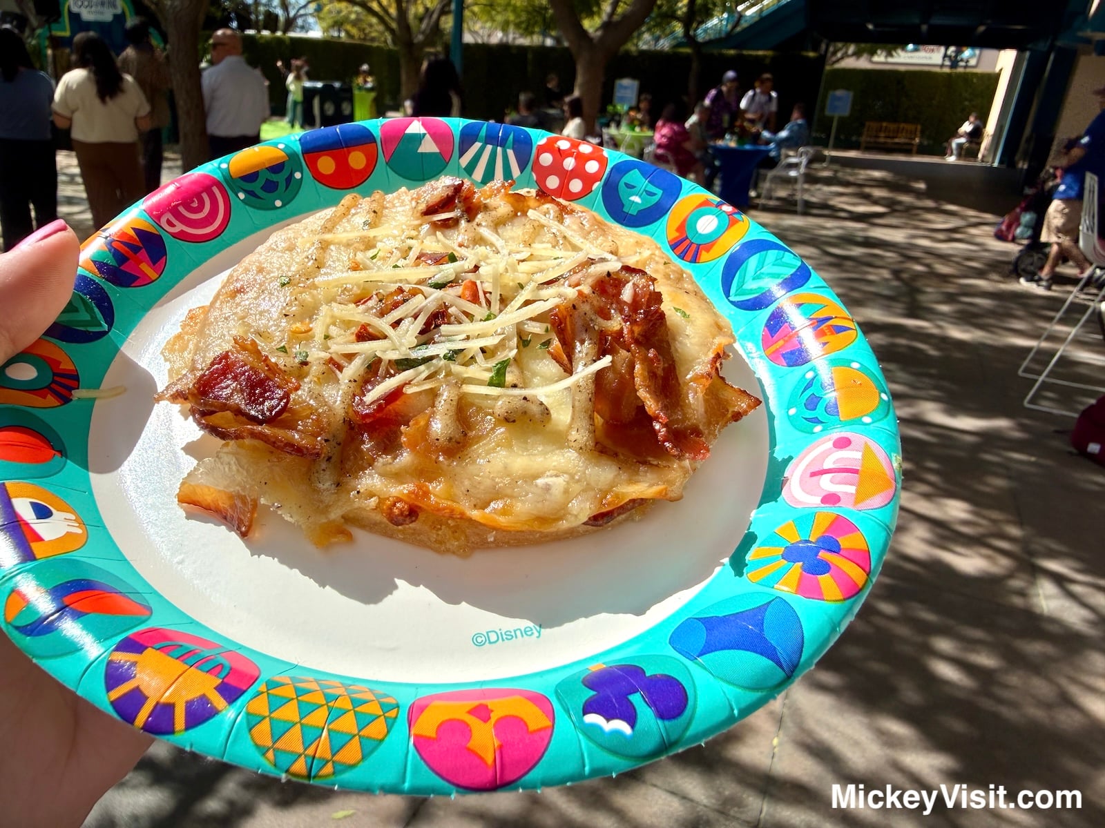 Carbonara Pizzetta Disney California Adventure Food & Wine Festival