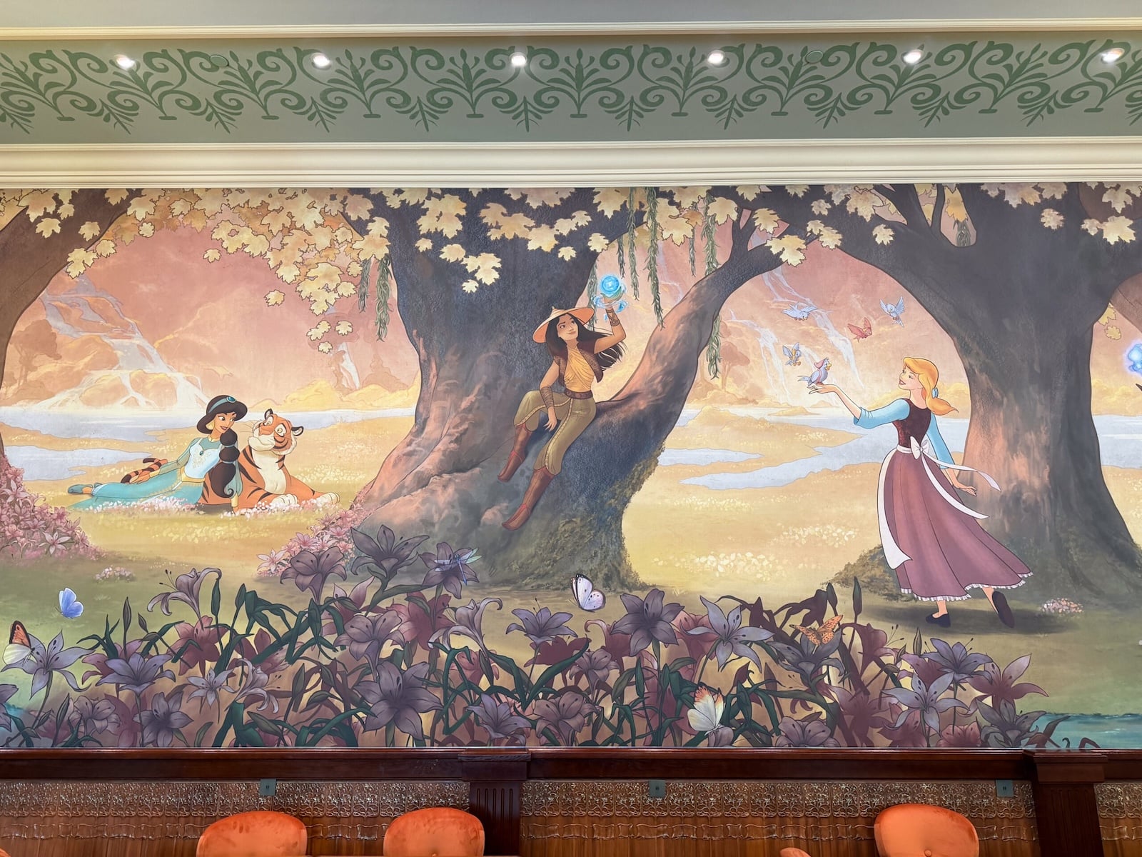 Jasmine, Rajah, Raya, Cinderella