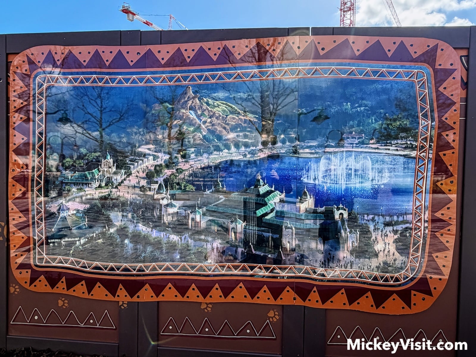 Lion King ride concept art