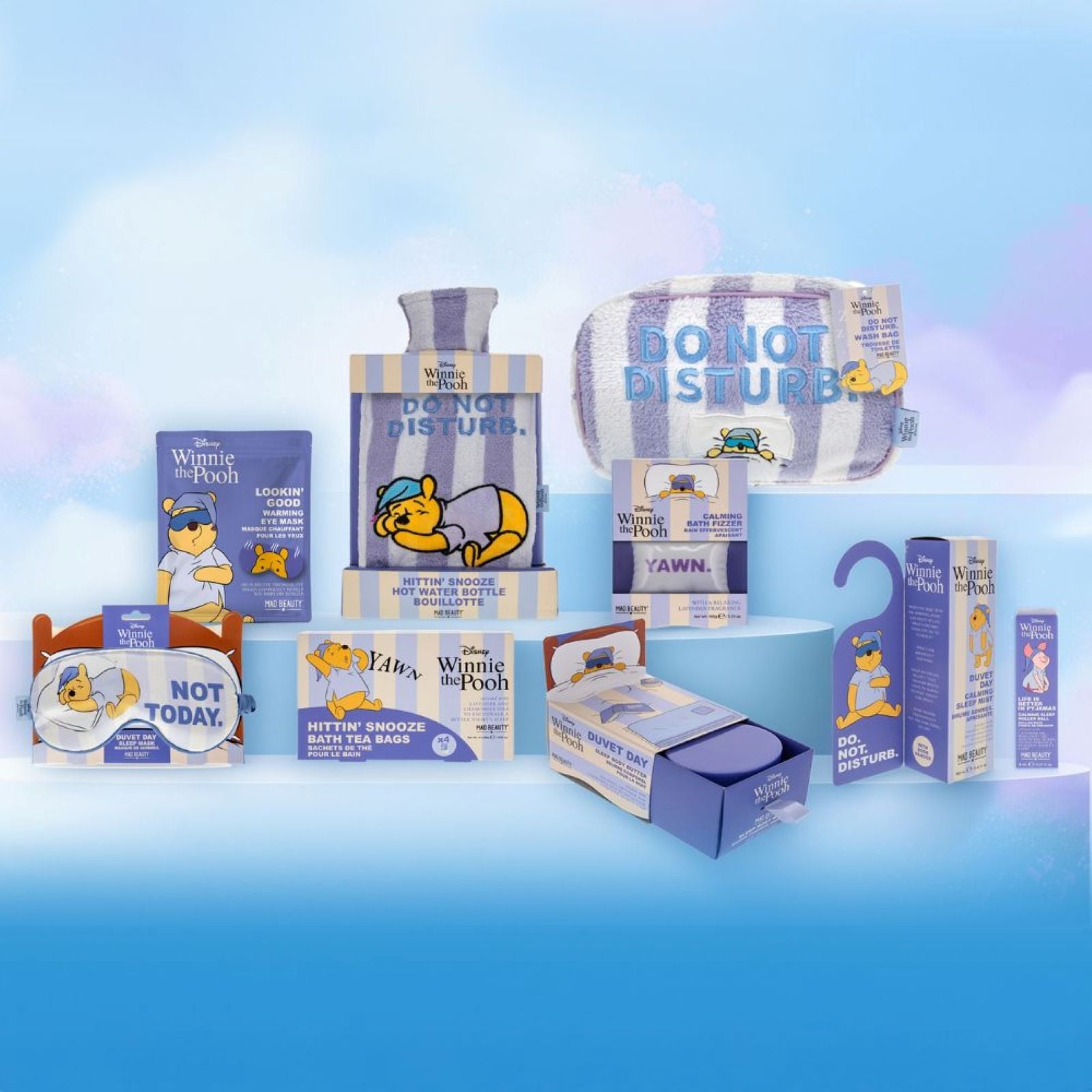 Winnie the Pooh sleep products from Mad Beauty